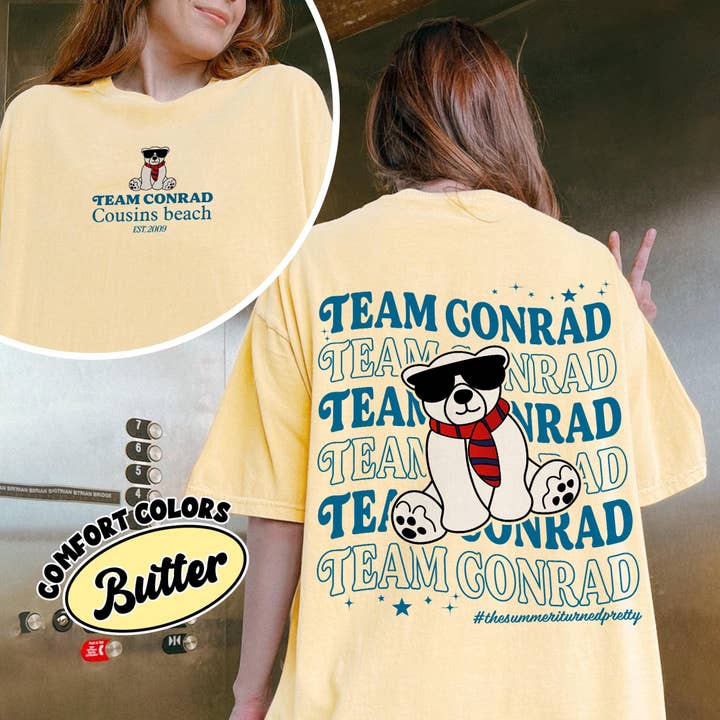 Glaime - Wholesale T-Shirt (Graphic) - Unisex - Comfort Colors Cousins Beach Shirt, Summer I Turned Pretty 5