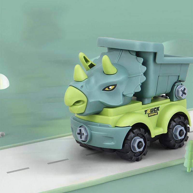 KiddieKickz - Wholesale Toy Car/Truck - Kids - Children's Dinosaur Construction Vehicle Excavator DIY Toys5