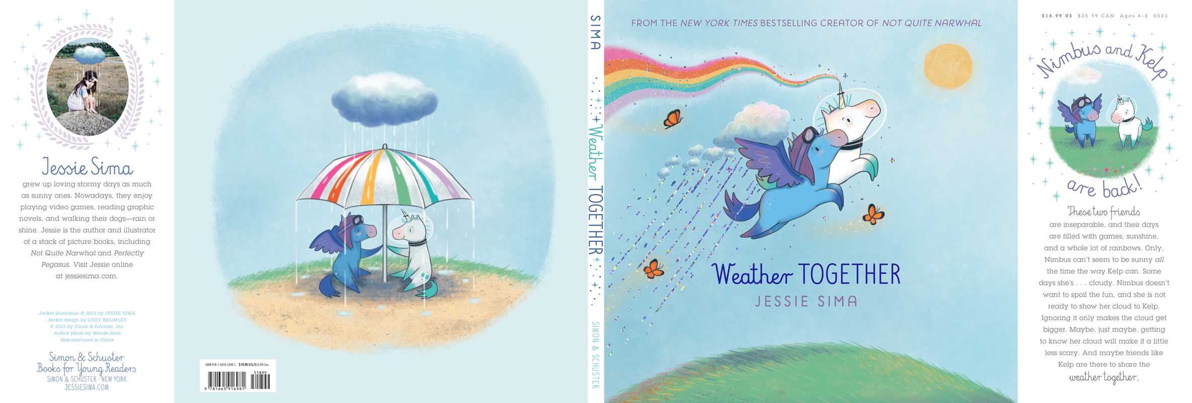 Simon & Schuster - Wholesale Preschool Book (3-5) - Weather Together by Jessie Sima1