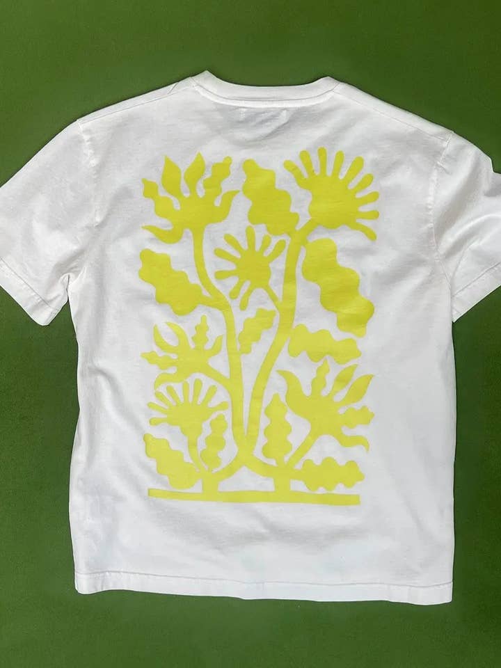 BOUCHE – Engroshandel T-shirt med print - Unisex – BOUCHE • T-SHIRT • ECRU LIME2