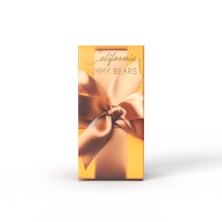 California Gummy Bears - Wholesale Gummy - FRUIT MIX GUMMY BEARS - Yellow & Bow - Limited Edition