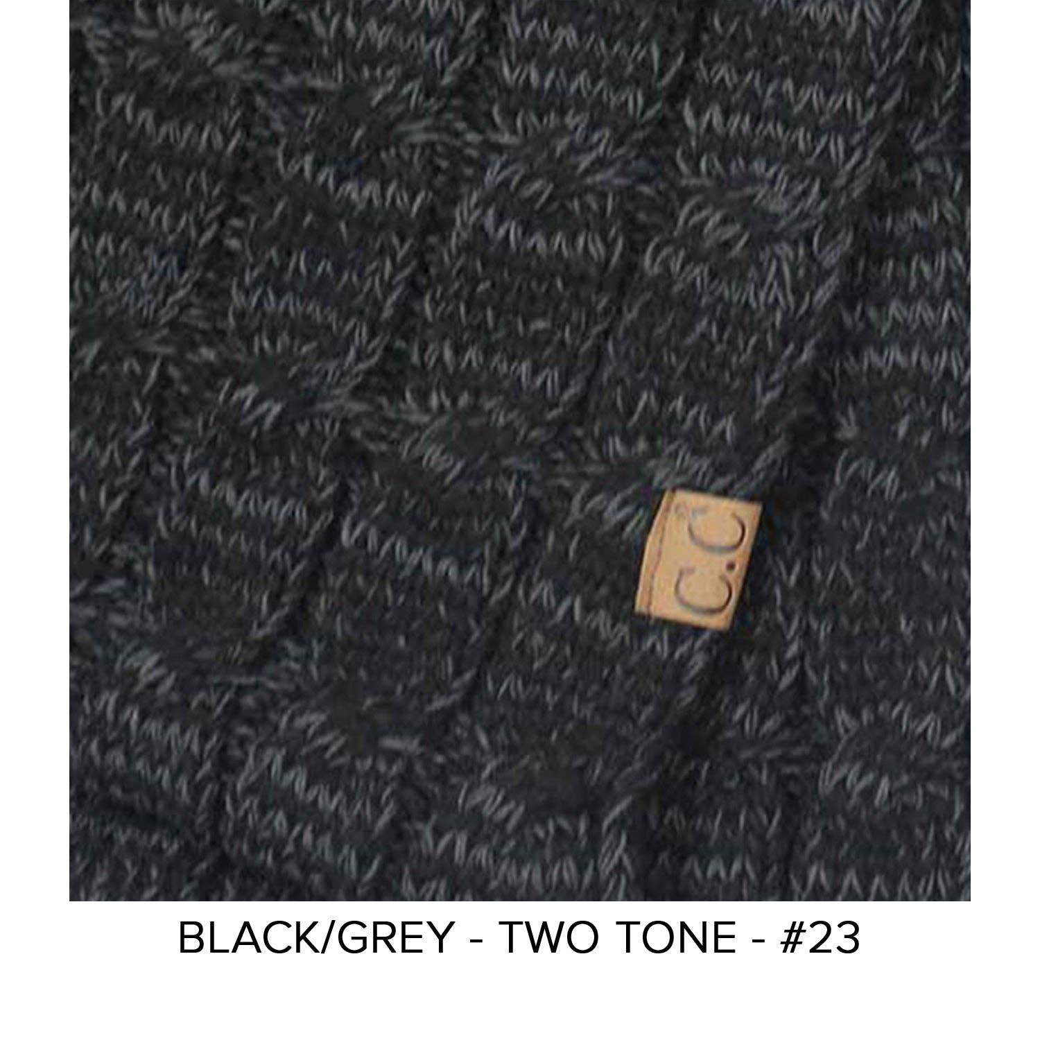 Truly Contagious - Wholesale Gloves - Women's - CC Beanie Wholesale 2-Tone Touchscreen Women's Gloves G-80012