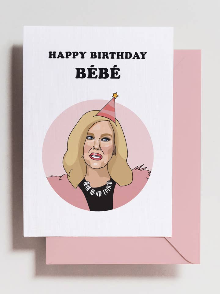 Moira Rose Geburtstagskarte für den Großhandel von Haven Print Co.