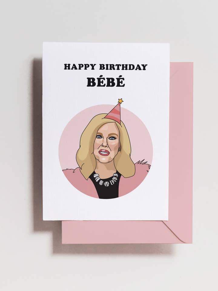 Moira Rose Birthday Card for wholesale by Haven Print Co.