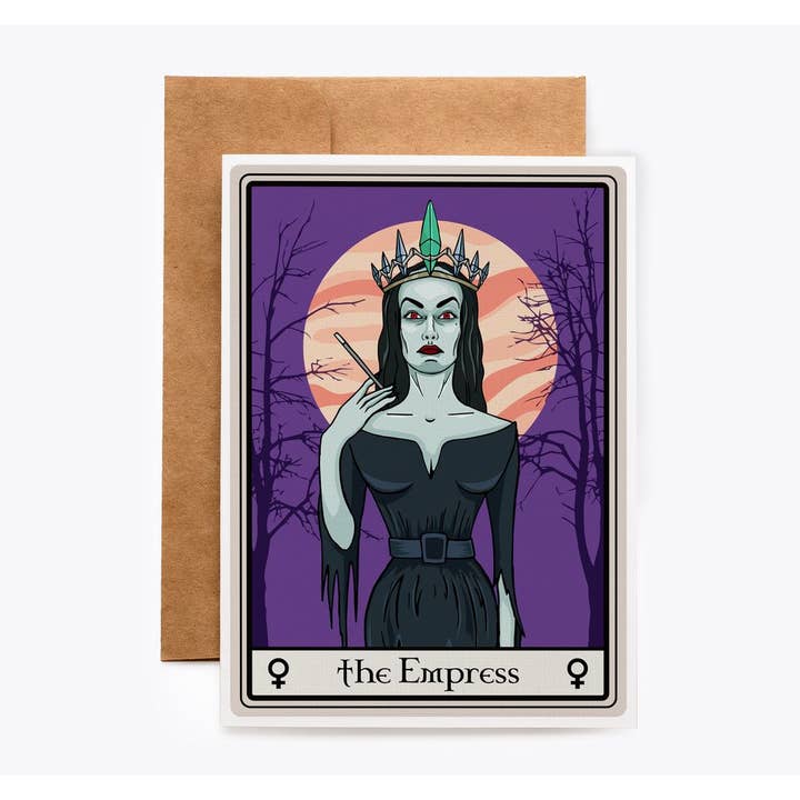 The Empress Tarot Card for wholesale by Spooky Cat Press