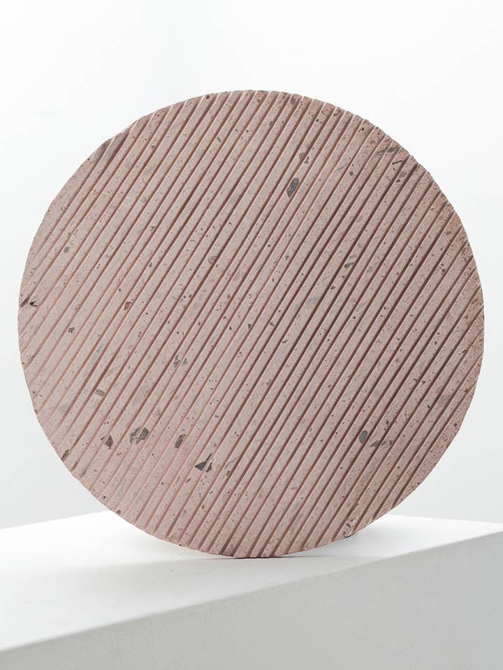 Pink Stone Decorative Plate for wholesale by Coolpebbles