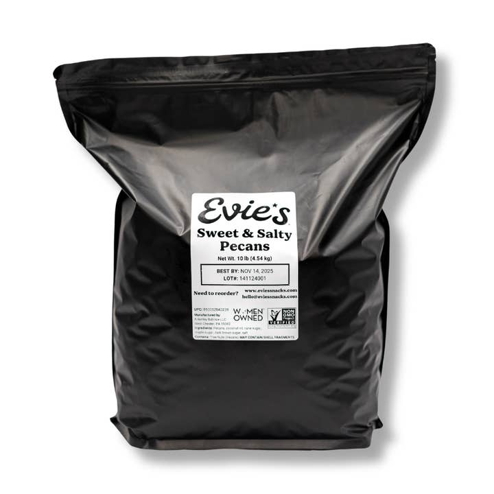 Evie's Snacks - Wholesale Nuts - Sweet & Salty Pecans Bulk (10lb)0