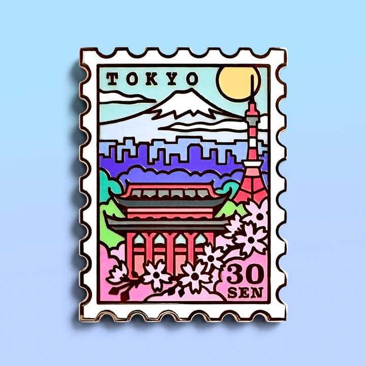 Pin de esmalte de Tokio para venta al por mayor de Joy Addict