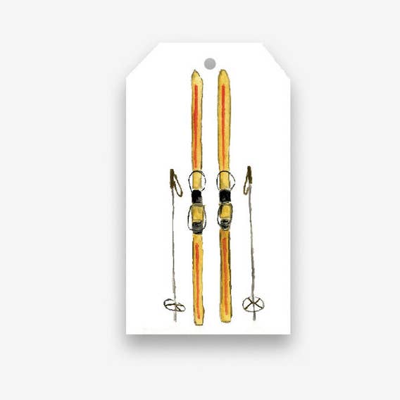 Gift Tags - Skis - Holiday for wholesale by emmy+olly