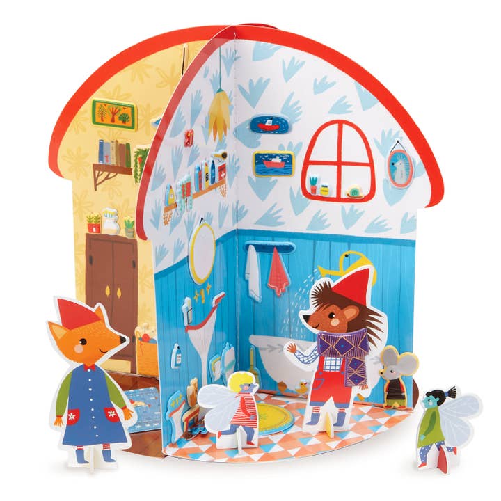 Bright Stripes - Wholesale Sticker - Kids & Baby - Puffy Sticker 3D Playhouse Mushroom Cottage2