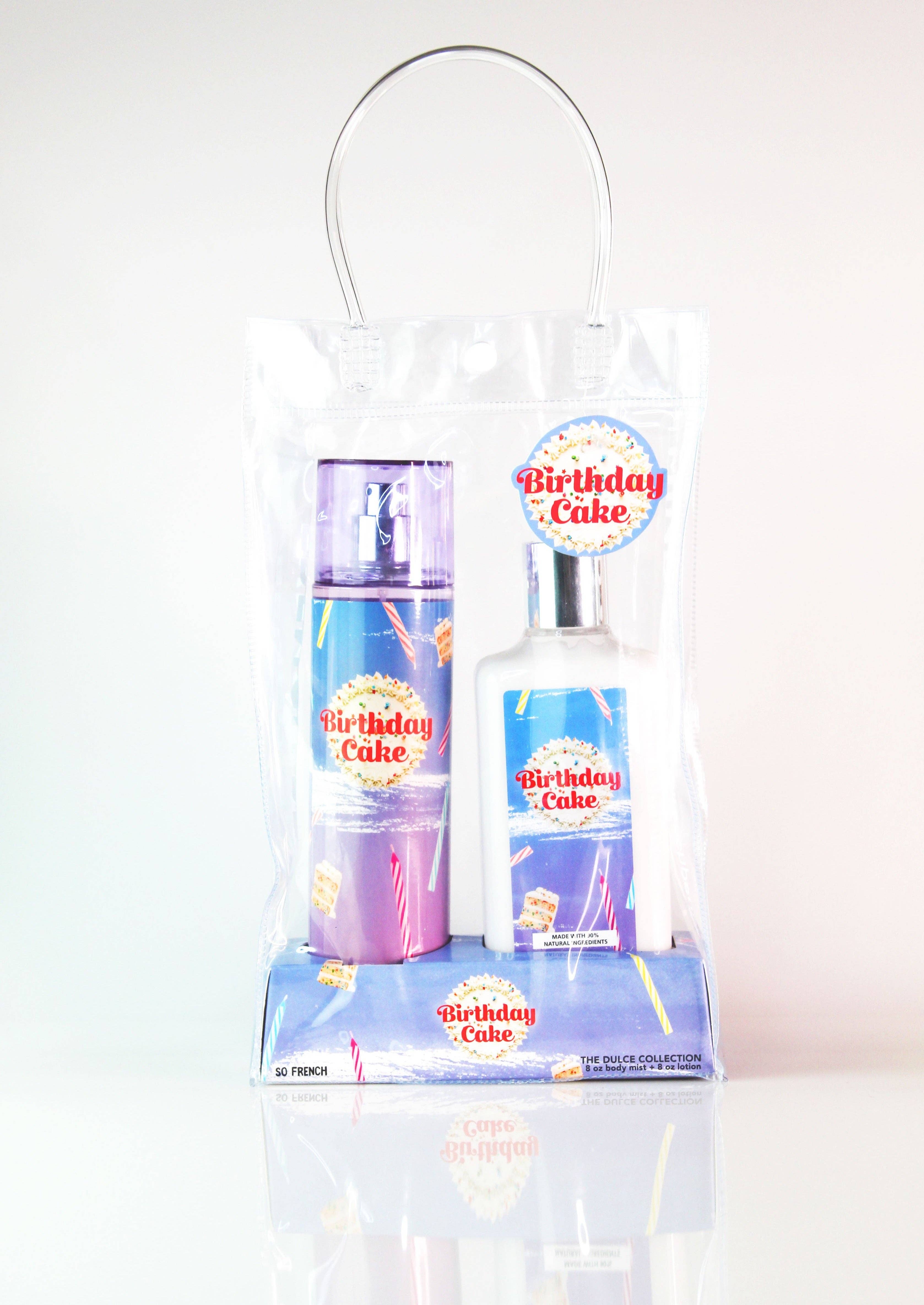 So French Perfumes - Wholesale Bath & Body Set - Birthday Cake 2-Piece Body Mist and Body Lotion Set1