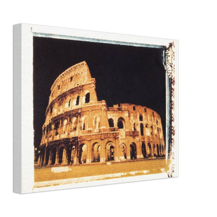 Colosseum's nachts Polaroid Transfer Canvas voor wholesale door Sorbey