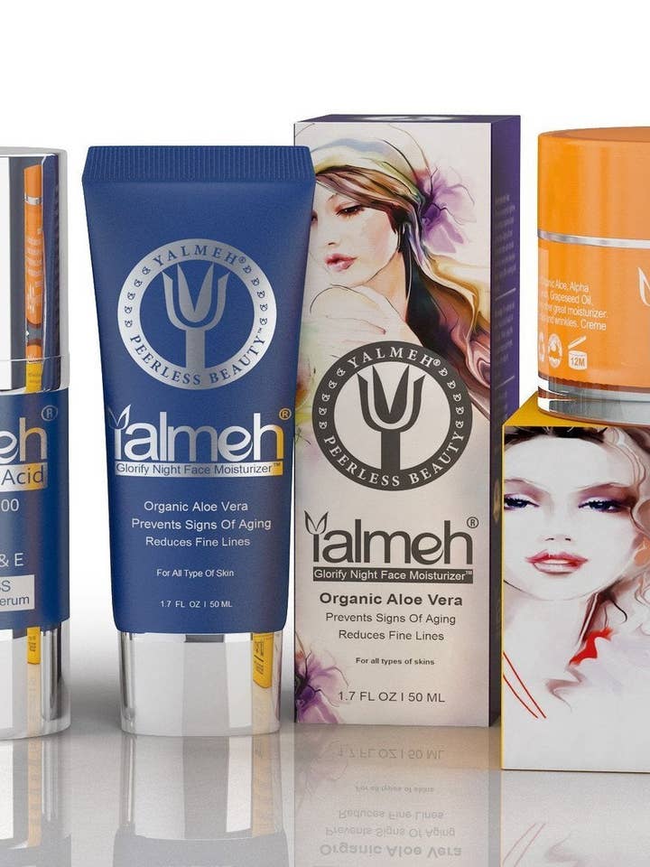 Tratamento Bio-Hidratante Yalmeh® AM & PM™ (Coleção Essencial para Pele Seca) por atacado de Yalmeh Naturals®