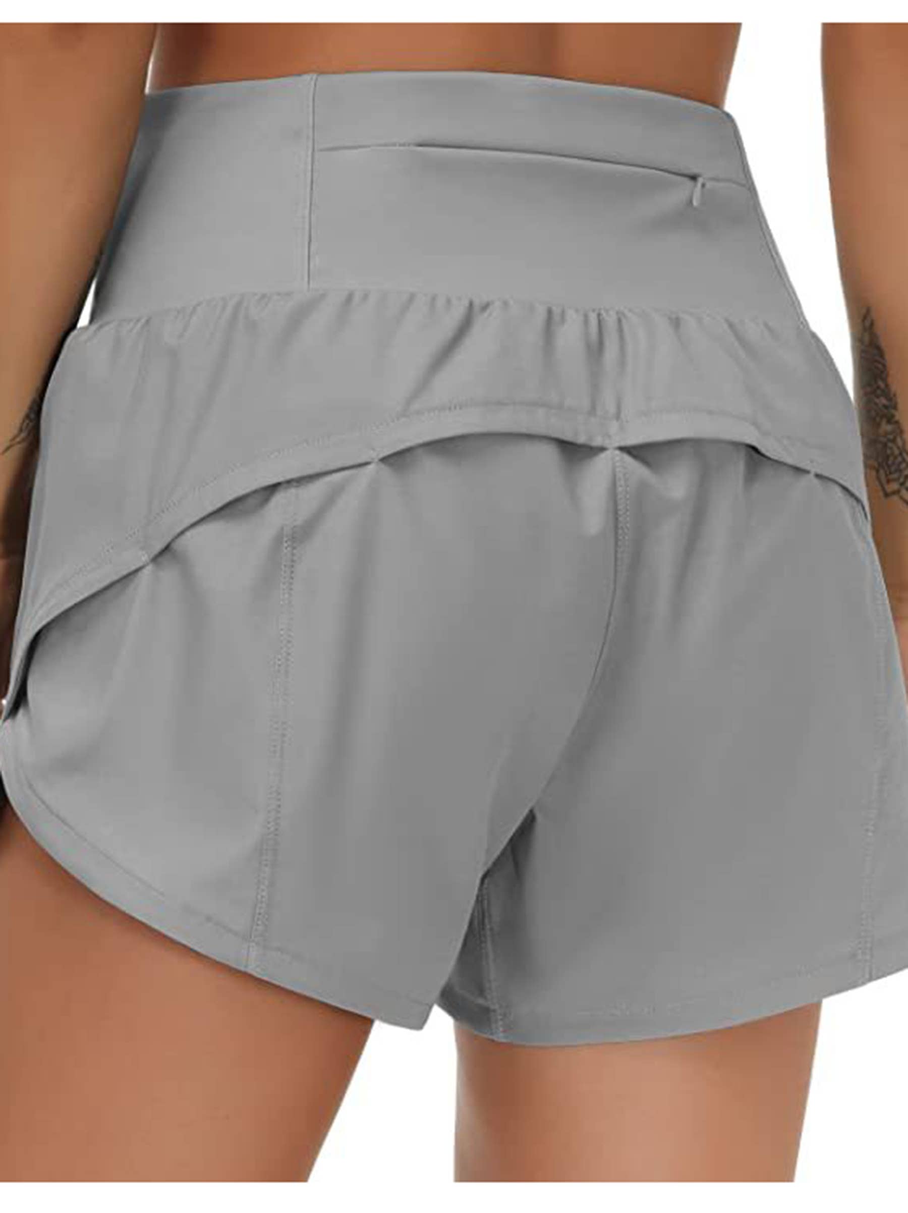 Wholesalesir - Vente Short de sport – femme - Pantalon deux pièces à poche zippée Running Vacation2