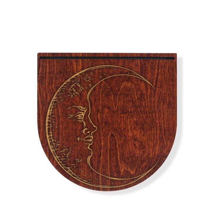 Standish House - Wholesale Card Holder - Unisex - Crescent Moon Tarot card holder / stand