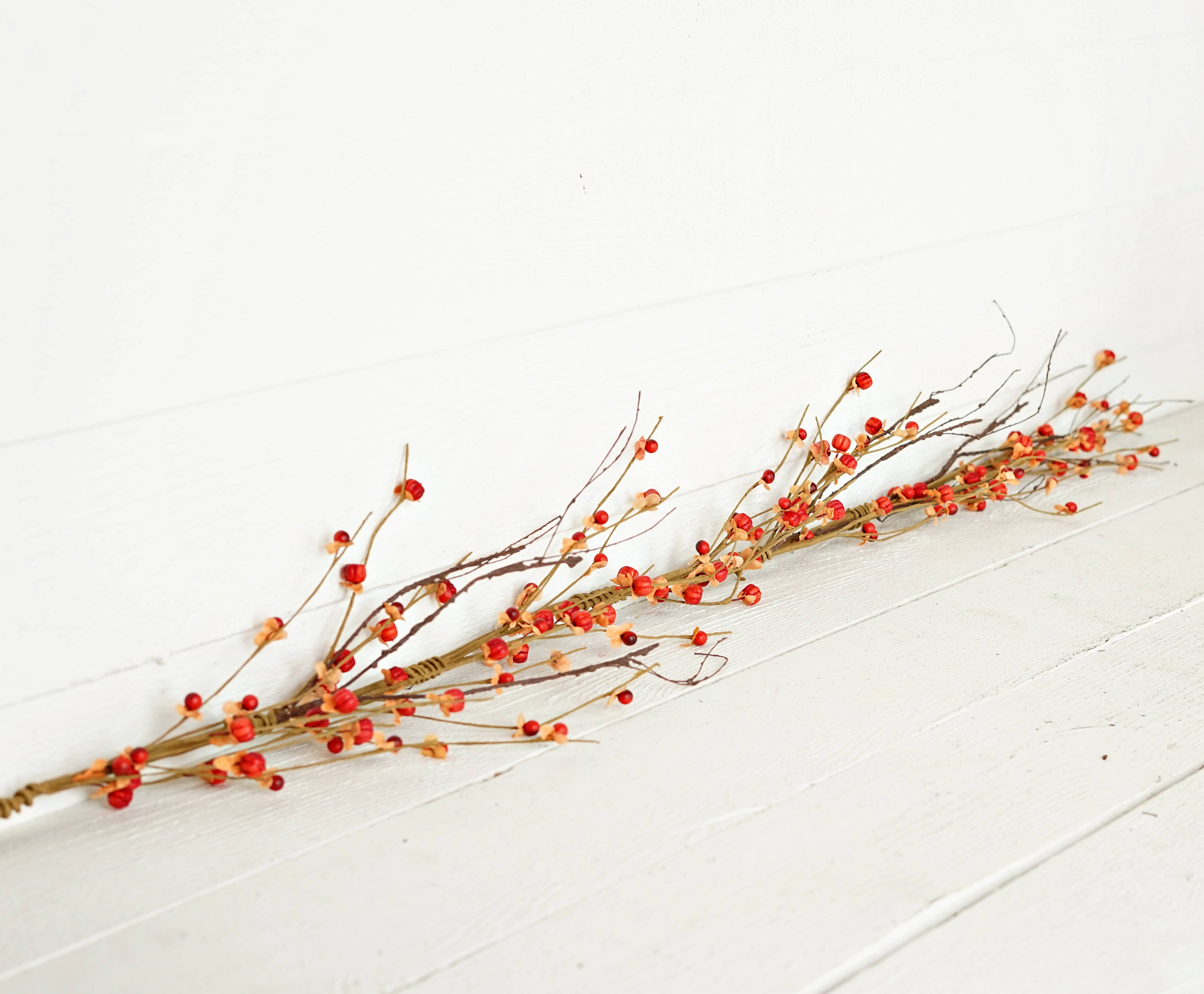 Impressive Enterprises, Inc. - Wholesale Bunting/Garland - ISB78081- 4ft Twiggy Podka Bittersweet Garland2