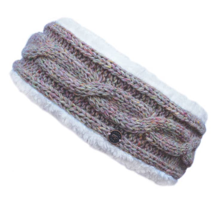 Black Yak Ltd - Wholesale Fashion Headband - Women's - Sherpa Heather Cable Headband - Pure Wool - Knitted6