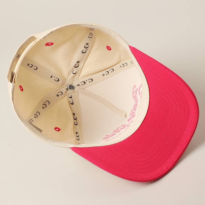 Fashion City - Vente Casquette de camionneur – femme - Casquette de camionneur brodée "Les jolies filles aiment Jésus"9