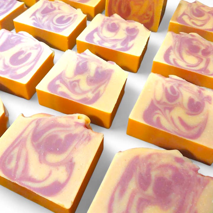 Grapefruit Mist Essential Oil Soap for wholesale by Amber Bath Co
