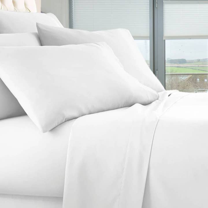 ULTRA-SOFT 1600 SERIES MICROFIBER BEDSHEET SET (6-PIECE SET) and other Purchase wholesale white bed sheets. Free returns & net 60 terms on Faire trending on Faire.
