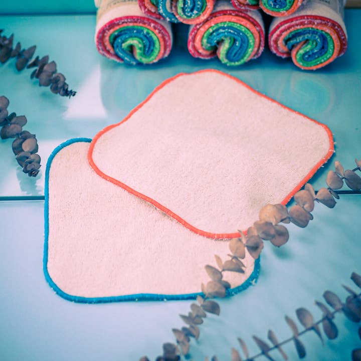 Small Organic Cotton Washcloths for wholesale by Öko Créations