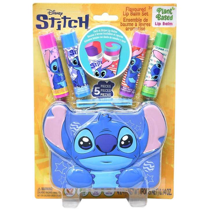 STITCH 4-DELIGE LIPPENBALSEM MET VORMIG BLIK, SI0086GG voor wholesale door JOIA ACCESSORIES