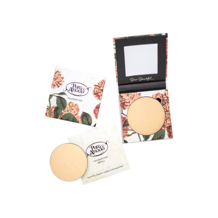 Pure Anada Natural Cosmetics - Wholesale Makeup Setting Spray/Powder - Translucent (Pressed) - Matte Setting Powder (Refill)