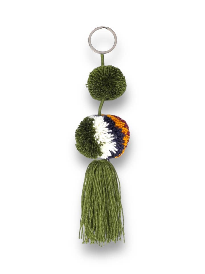 Constanza Tassel Keychain for wholesale by Ciela Handmade