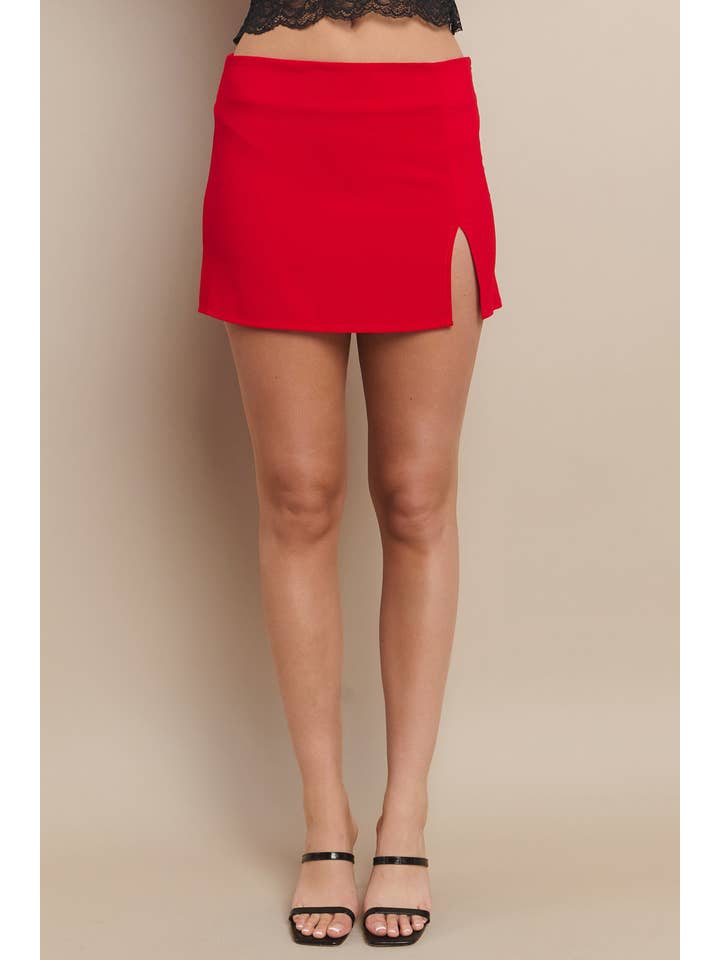 Honey Mango - Wholesale Skirt - Women's - MB1429- Slim fit mini skirt