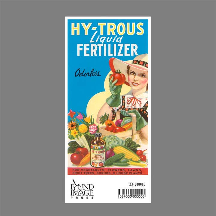 Found Image Press - Wholesale Sticker - Sticker GD-153 Fertilizer Ad1