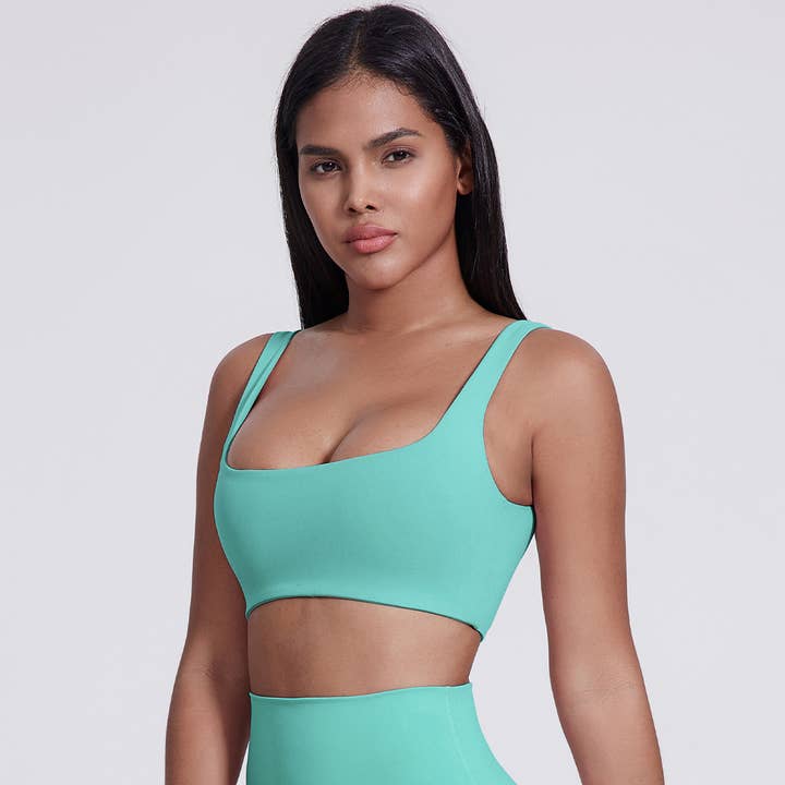 Sodalemon - Wholesale Sports Bra - Women's - Women Fitness Straight Strap Sport Bra2