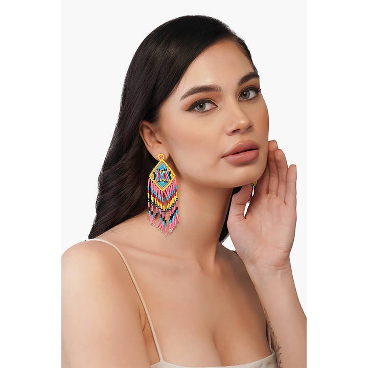 America & Beyond - Wholesale Tassel Earrings - Chloe Earrings1