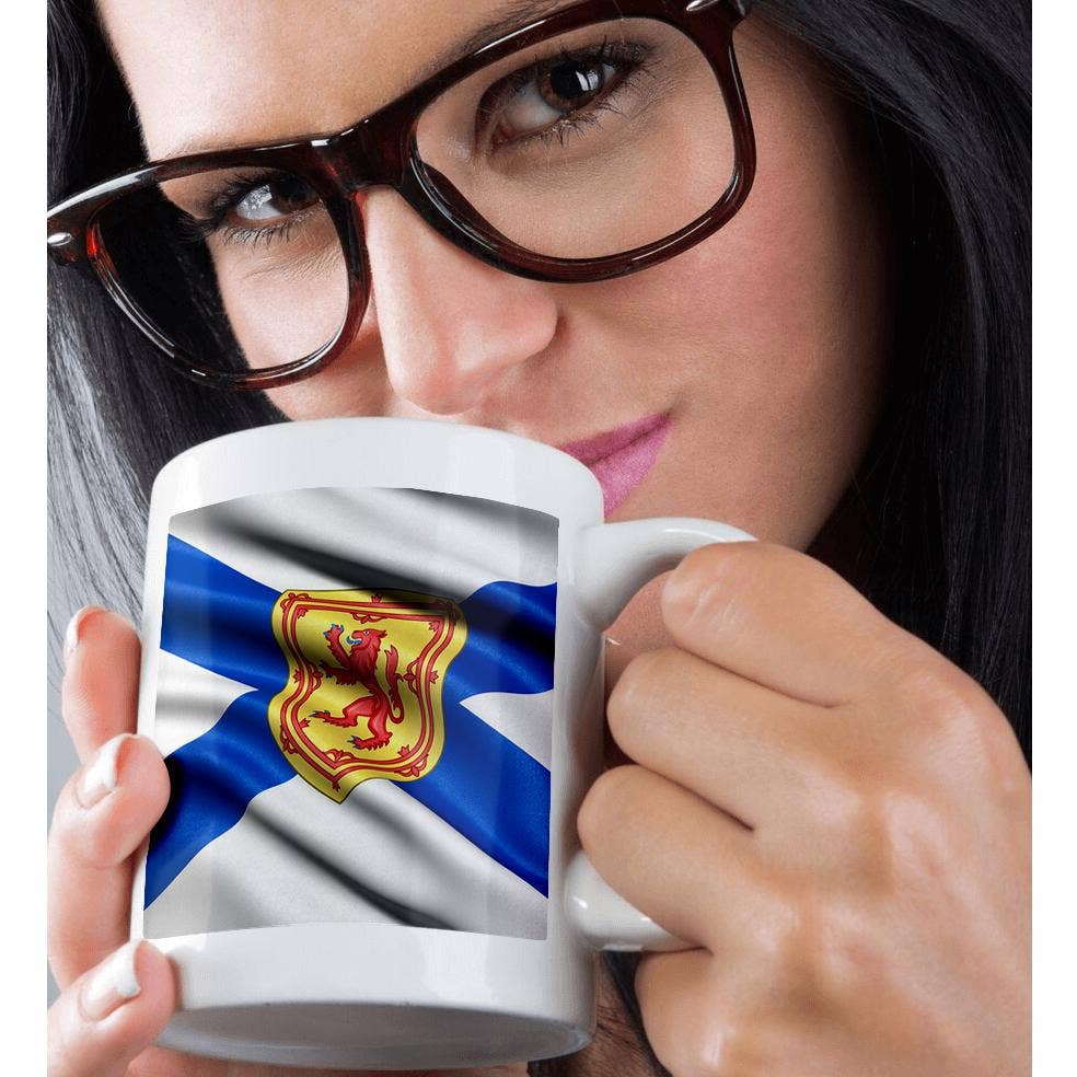 3dRose - Venta al por mayor Taza - 3dRose, Bandera de Nueva Escocia ondeando al viento, Taza9