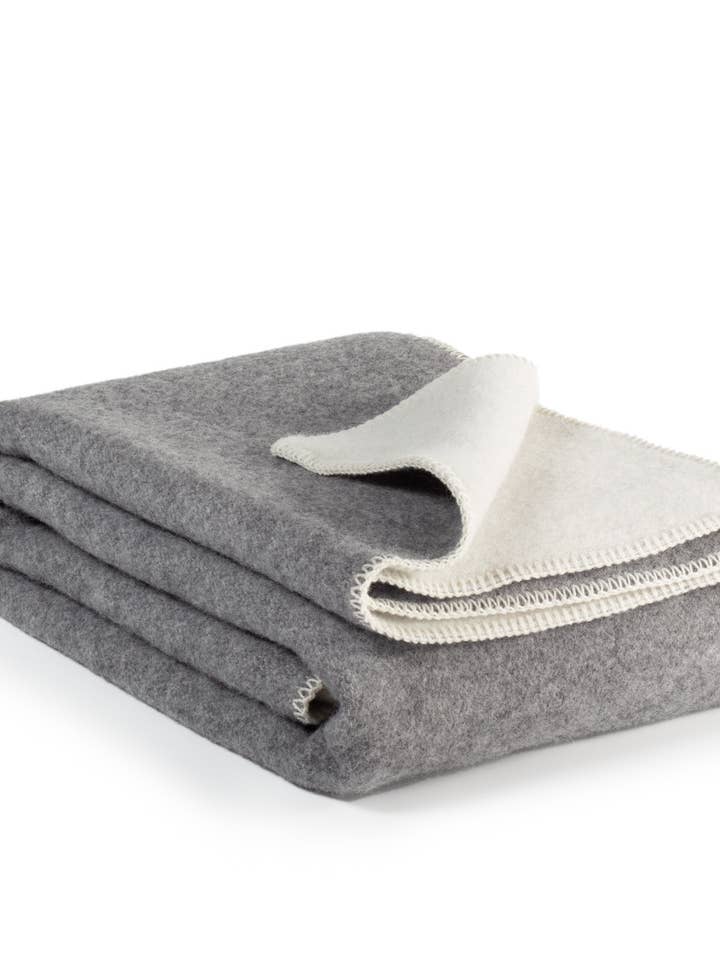 Wool bed Blanket WILD PIGEON - double for wholesale by MoST