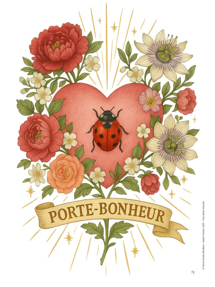 Lucky charm/ladybug for wholesale by ATELIER SINCLAIR