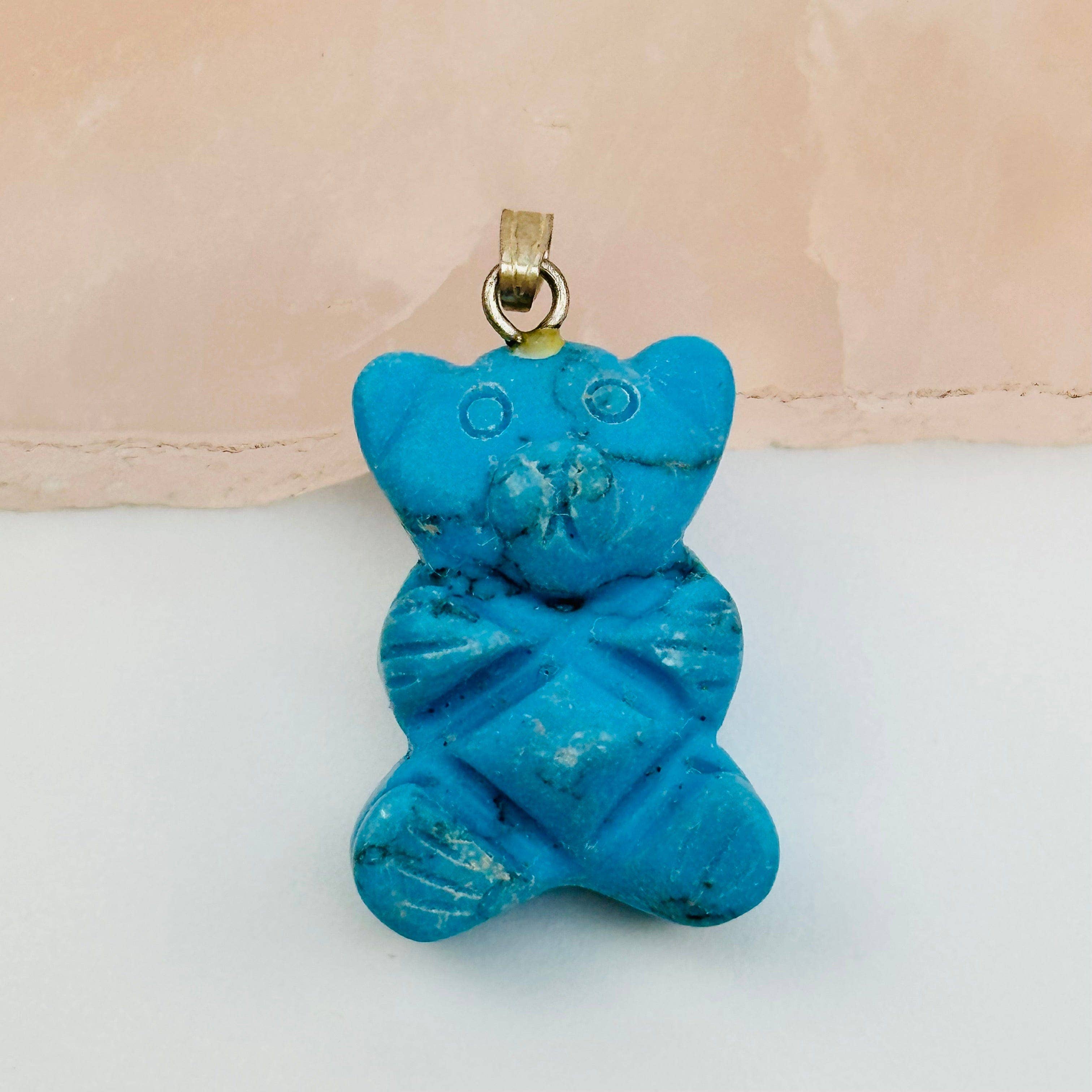 Rock Paradise - Wholesale Individual Charm/Pendant - Gemstone Bear Crystal Pendant3