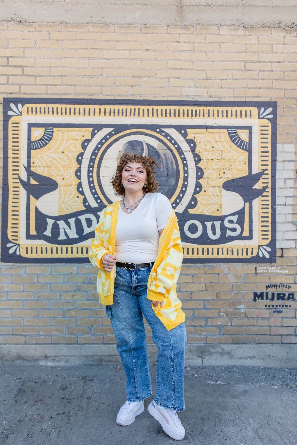 Taby Originals - Wholesale Cardigan - Women's - TABY ORIGINAL: Radical Self Love Cardigan In YELLOW*** Sizes XS-5X!***23