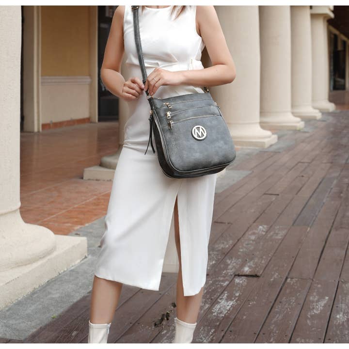 MKF Collection - Wholesale Crossbody Bag - Women's - MKF Collection Salome Large Expandable Crossbody Shoulder.