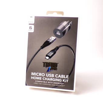 Mid America – wholesale Telefondockningsstation och stativ – 6' Micro USB-kabel Hemladdningssats0