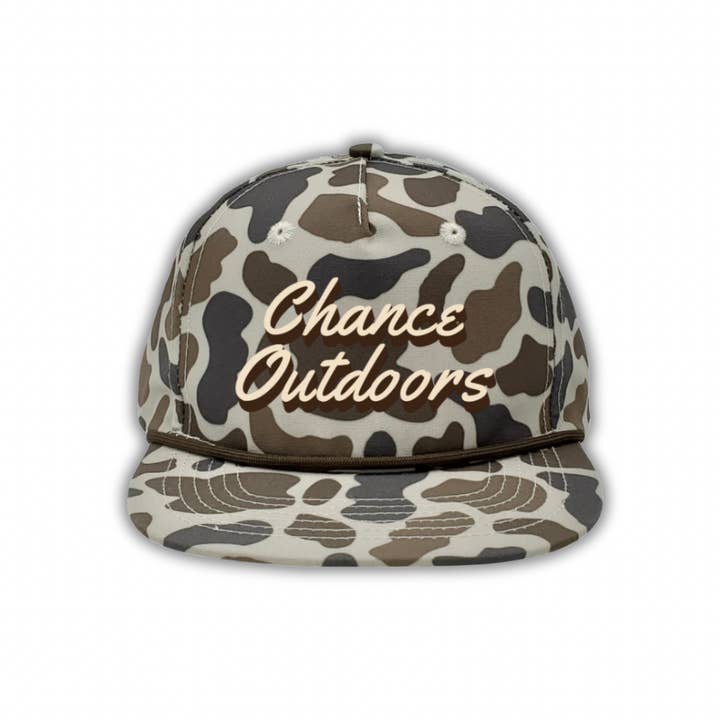 Youth Old School Camo Rope Hat for wholesale by Chance Outdoors