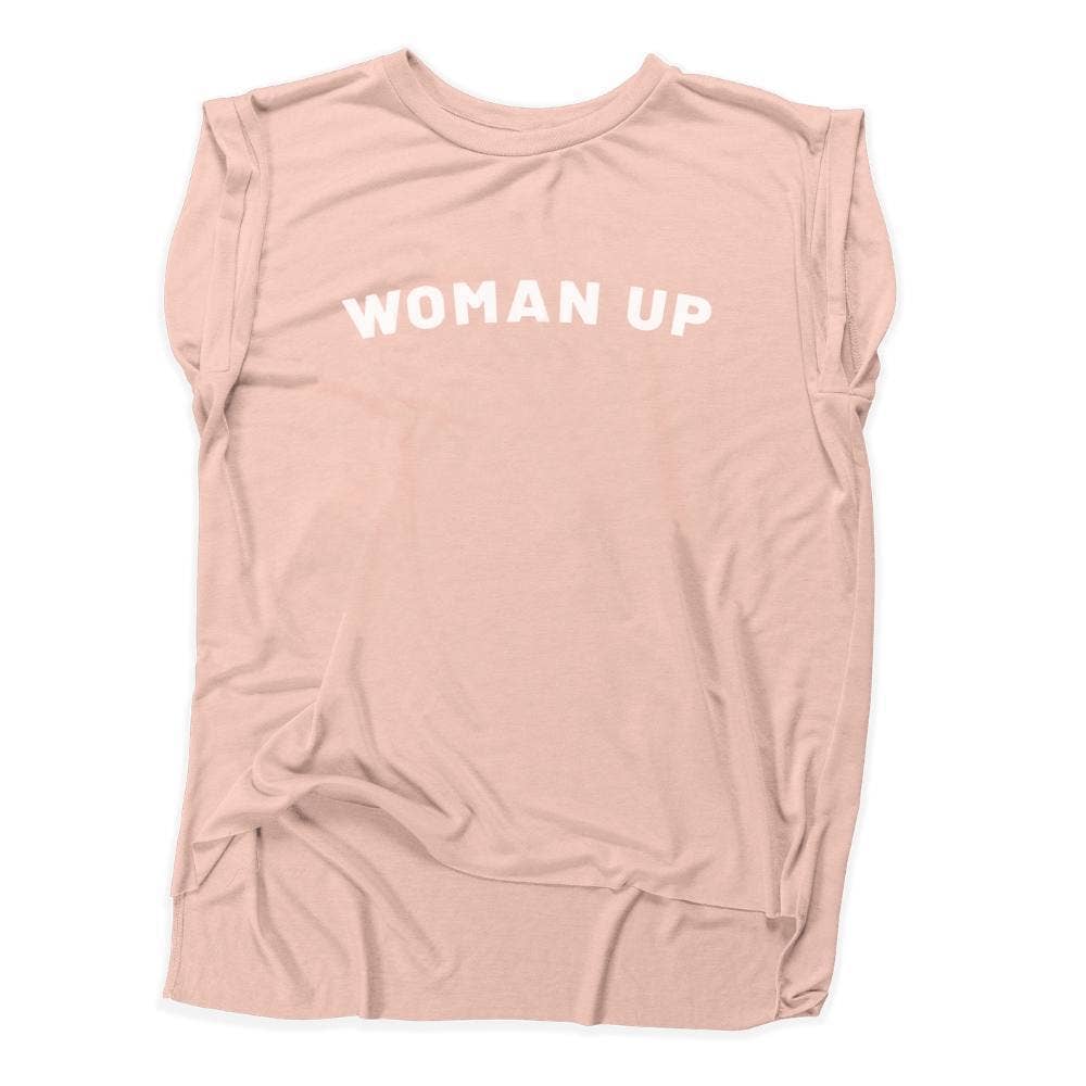 The Spark Company – wholesale T-shirt – women's – Woman Up Muscle T-Shirt2