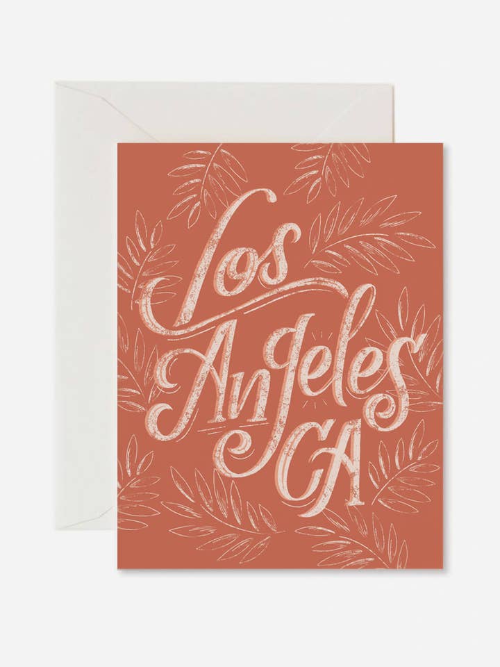 Tarjeta Los Angeles para venta al por mayor de Laura Bennett Design