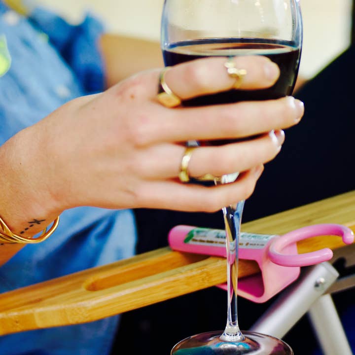 The Wine Hook – wholesale Wine glass – The Wine Hook - Wine Glass Holder for an outdoor chair4