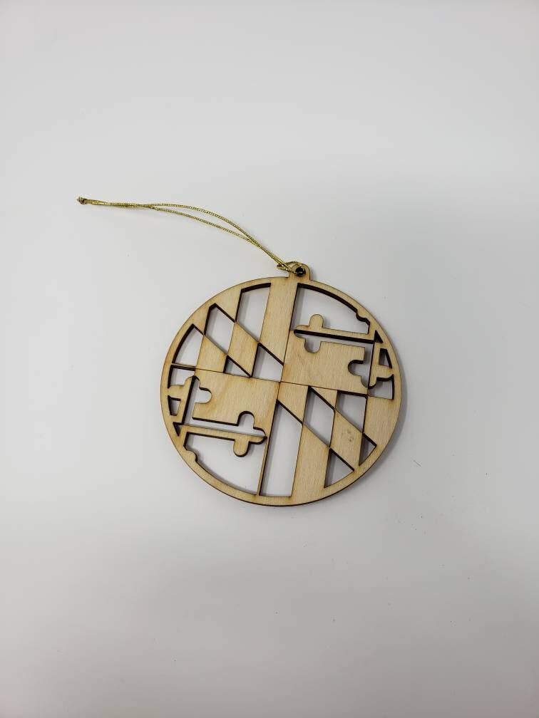 LeRoy Woodworks – wholesale Prydnad – Maryland flaggprydnad - INDIVIDUELL PRYDNAD1