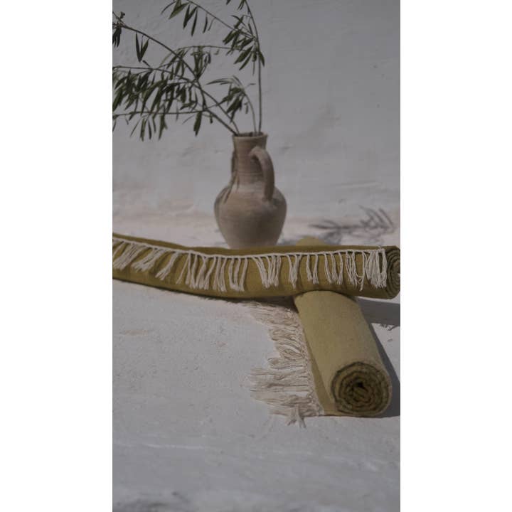 TŪNIQ - Wholesale Area Rug - Plant-Dyed Olive Rug1