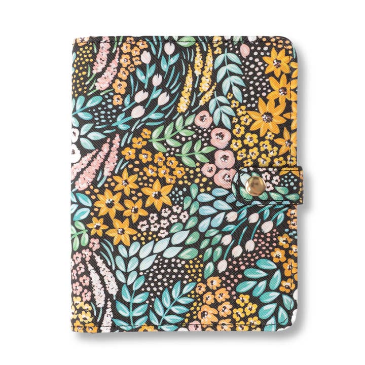 Black Floral Passport Cover for wholesale by Elyse Breanne Design