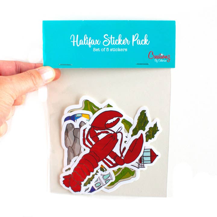 Sticker Pack, Halifax for wholesale by Creationzbycatherine Catherine