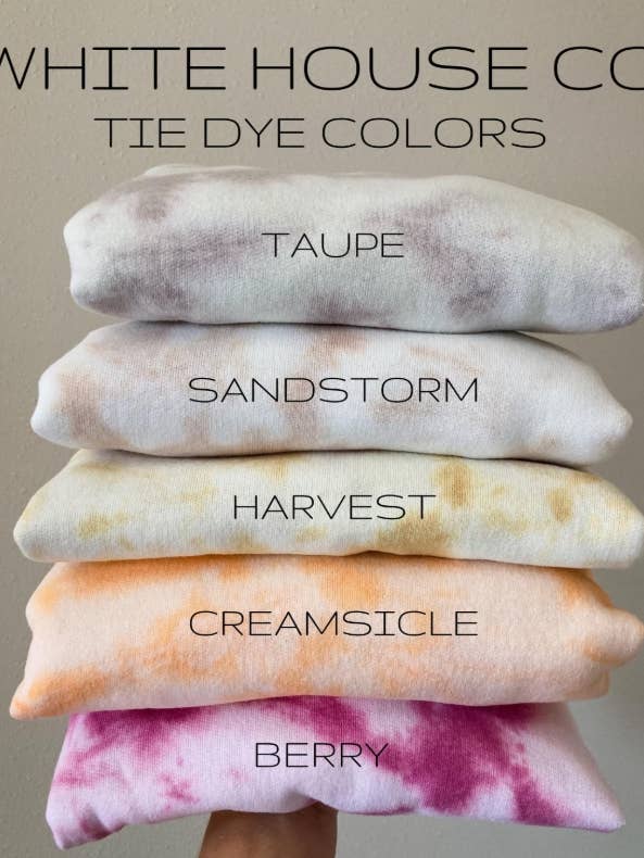 White House Co - Wholesale Socks - Unisex - Tie Dye Crewneck Socks
