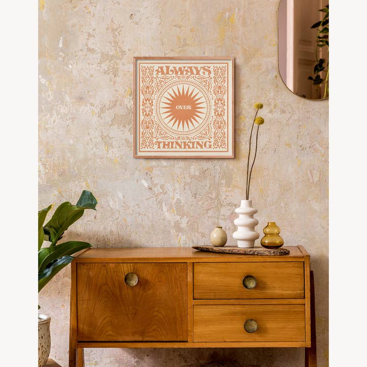 Always Over Thinking Art Print Always Over Thinking Art Print