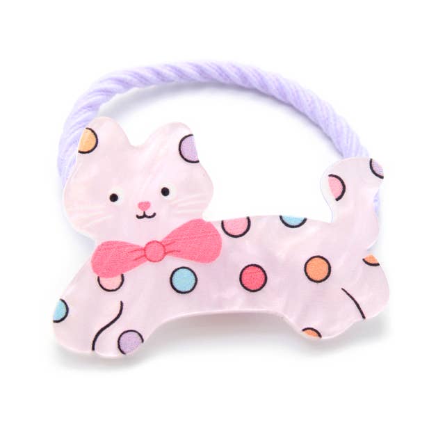 Inca UK – wholesale Hair tie – Animal motif elastics - Pastels - Card of 2 - 3mm thick2